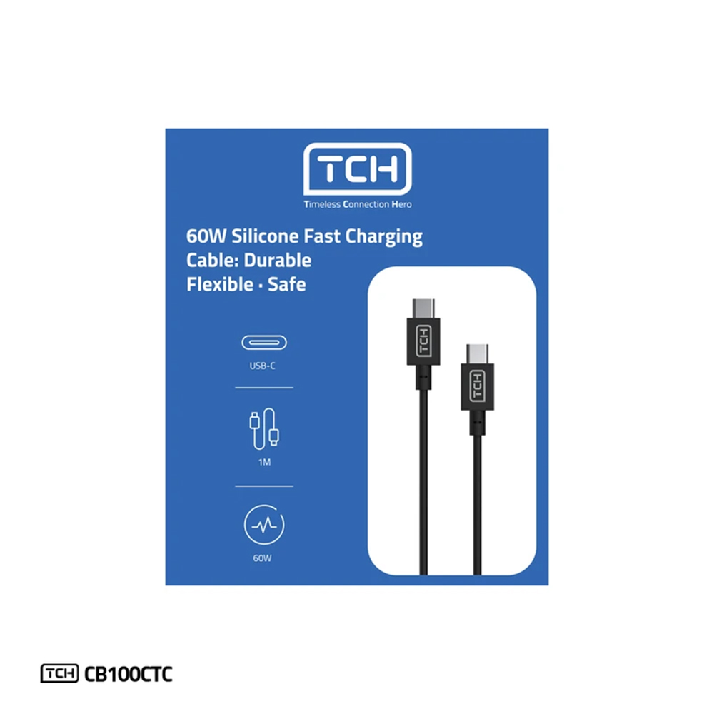 کابل USB-C تی سی اچ مدل CB100CTC طول 1 متر-